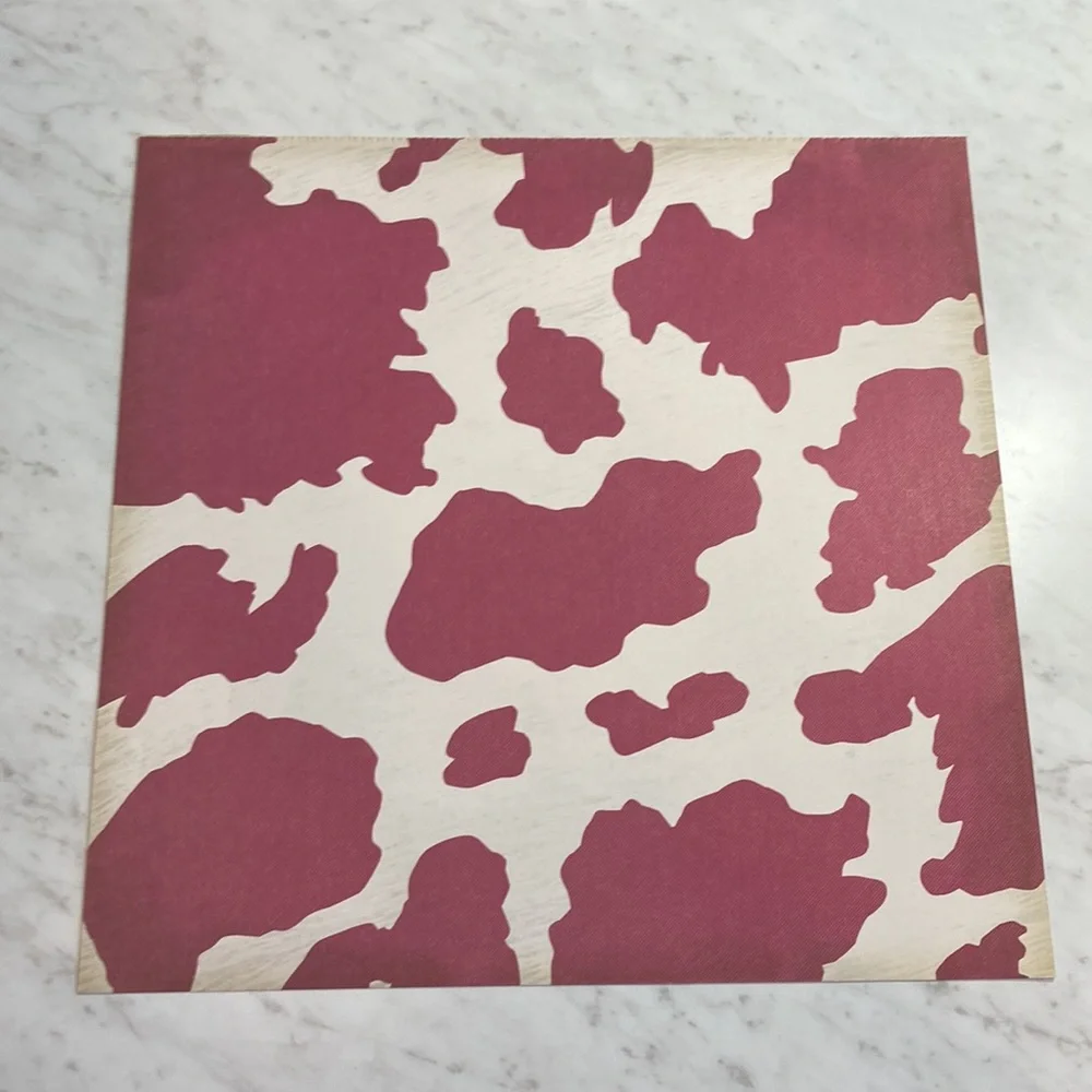 Pink Orange Animal Print Scrapbook Paper 12x12 14 Sheets